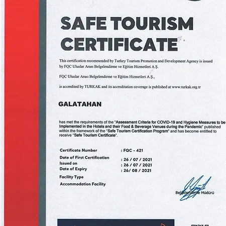 Galatahan Karakoy Hotell